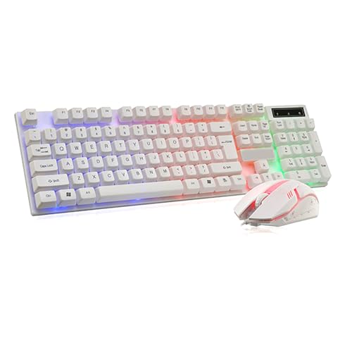 CHAMEEN ゲーミングキーボードメカニカルキーボード USB有線接続全キーホットスワップ キーボード メカニカル式ゲーム用RGBバックライト付き 全キー防衝突 YCJP2401007T08BH3354