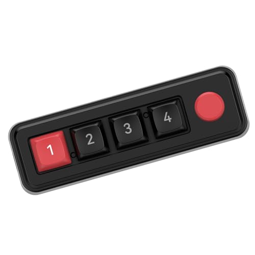 UPSUIT 4ホットスワップ可能なキーとUSB Cポートカラー照明の調整を備えたキー小さなキーパッドメカニカルゲーミングキーボード ノブ付き黒 - VMKFD2-596