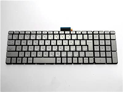 IDVL [IDVL]HP Pavilion Gaming 15-ak ノートPC用 日本語キーボード 銀色 バックライト搭載