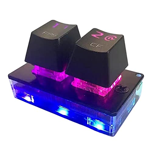 Baydog 2キーキーパッドOSUゲーミングキーボードホワイトホットスワップRGBクールバックライト付き有線USBメカニカルキーボード（PCラップトップ用） JP142240520