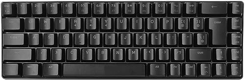 UPCOT V200 メカニカル キーボード、オフィス用コンパクト メカニカル ゲーミング (黒) JP1730811