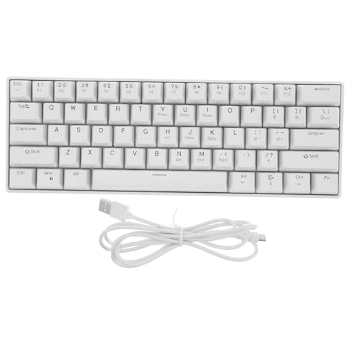 Gerrit 有線RGB点灯ゲーミングキーボード ABS白色ライト付き 1Qq8m4Yg680505
