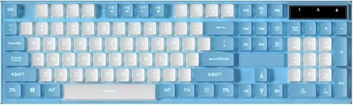 VIBRIPRIYA バックライトとユニークなカラーブロックスタイルのキーボードを備えた有線ゲーミングキーボード CJP12-250513