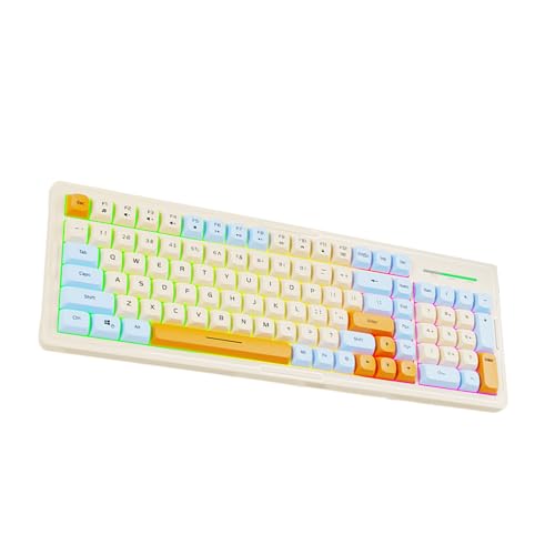 UncleS 触覚フィードバック付きゲーミング キーボード カラー照明構造 ユニバーサル互換性 PC 用ゲーミング キーボード