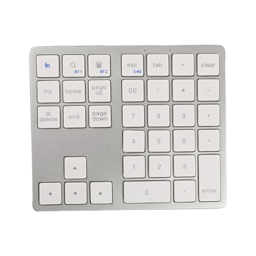SoftNesth 小型ワイヤレス キーボード - コンパクト ゲーミング メカニカル キーボード、コンパクト 35 キー メカニカル キーボード |個人の PC に静かにハンドヘルドのコンパクトなキーパッドを使用して効率的なタイピングを行う LZ445-250802