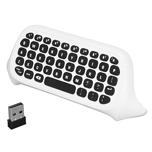 XiTren ゲーミング コントローラー キーボード、3.5 Mm インターフェイス ワイヤレス コントローラー キーボード One S シリーズ S ゲーム (白) QQ491251230