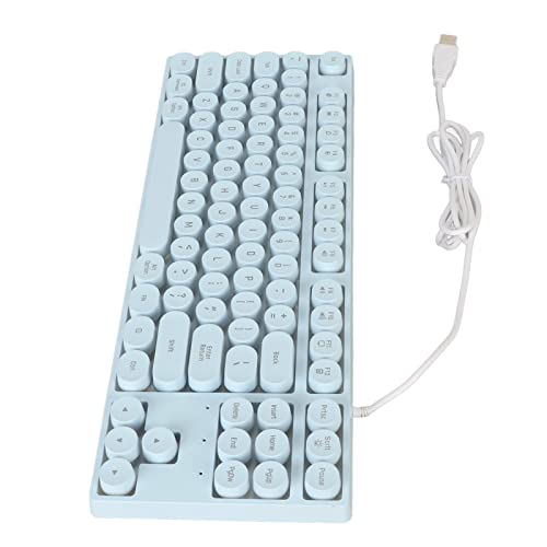 Generic ゲーミングキーボード 87キー 青 – 人間工学設計 フットサポート付き USB有線 カラフルバックライト 対応OS:Win XP/OS X (ブルー) YDGAL7313Y-79