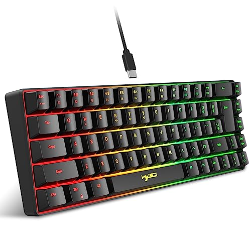 Cirsaeur AF981 有線キーボード RGB ゲーミングキーボード 19 キーアンチゴーストメタルベース人間工学に基づいたデザインボリュームコントロール付き JF233260102