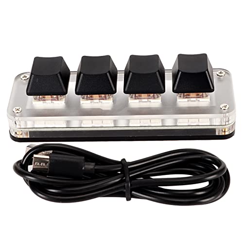 ldjfyouoey バックライト付きキーパッド ミニゲーミングキーパッド メカニカル ゲーミング キーボード ワイヤレスキーパッド オフィスのキーボード ワイヤレスキーボード ハーフゲーミングキーボー CJP17-0614