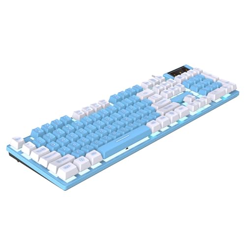 LKJHGFCVBG バックライトとユニークなカラーブロックスタイルのキーボードを備えた有線ゲーミングキーボード