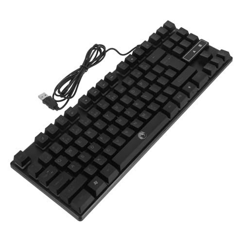 HOMSFOU キー メカニカルキーボード ゲーミング バックライト付き 家用 オフィス用 電子キーボード 人間工学設計 対応デバイス多