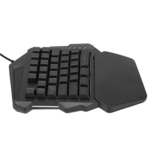 ZGHQHCDRH 片手ゲーミングキーボード35キー 赤軸メカニカルキーボード USB有線コンパクト設計 RGB発光LEDバックライト付き PC/ラップトップ/デスクトップ GBHGGT-177