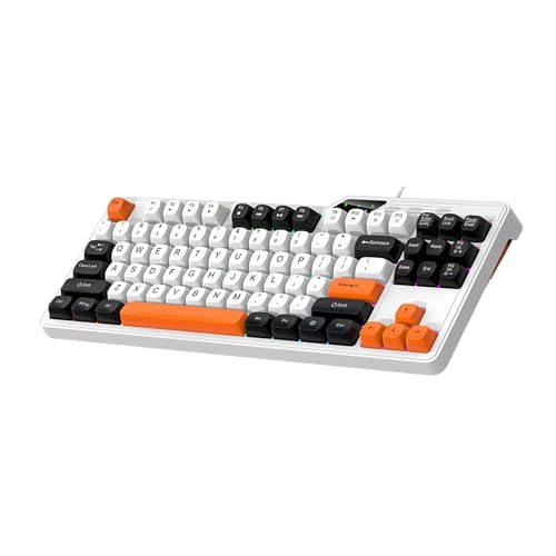 CHAMEEN ゲーミングキーボード ワイヤレス メカニカルキーボード テンキー ホットスワップ対応 ガスケットマウント カスタムRGBバックライト安定性 YCJP2401007T08BH3414