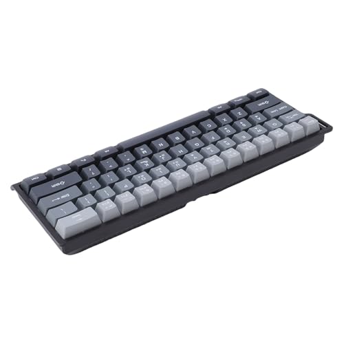 GOWENIC 61キーRGBゲーミングキーボード、RGBバックライト付き付きコンパクトレイアウト有線ボード、マルチデバイス互換性、ラップトップPCゲームタイピング用 GOWENc16j02sn4q