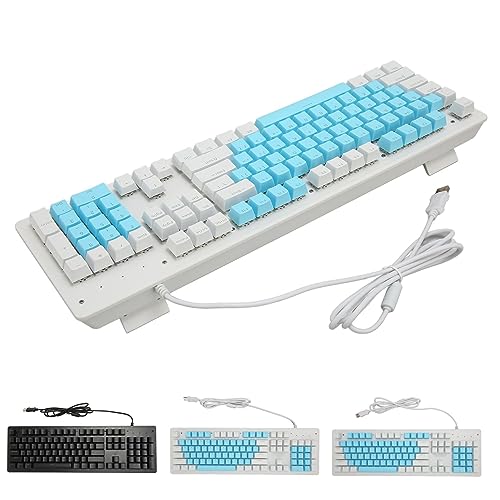 Atyhao 有線キーボード メカニカルスイッチ 104キー Nキーロールオーバー対応 RGBバックライト搭載 ゲーミングキーボード 高速応答 スムーズ入力 デスクトップ・ノートPC用 緑軸（黒） Atyhaom50gok9ivy-13