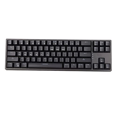 Generic 71キーメカニカルキーボード ブラック – RGBバックライト搭載 TypeC有線 ゲーミング入力向け 人間工学設計 (ブラック) YDGX92216C-18