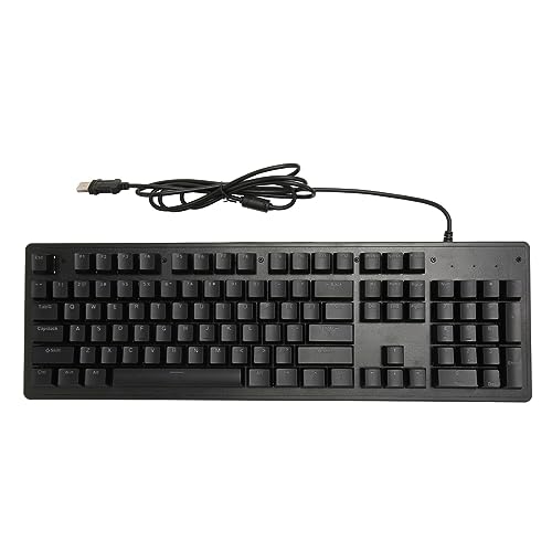 ZXIAyuxd 104キーメカニカルキーボード 透明クリスタルピラーUSB有線ゲーミングキーボードPC用, gyh2snmvai CJP12-241021