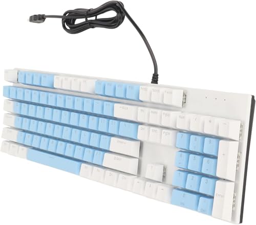 Lukeyarm ゲーミングキーボード 84キー 有線キーボード RGBバックライト付き (黒) CJP01-250430