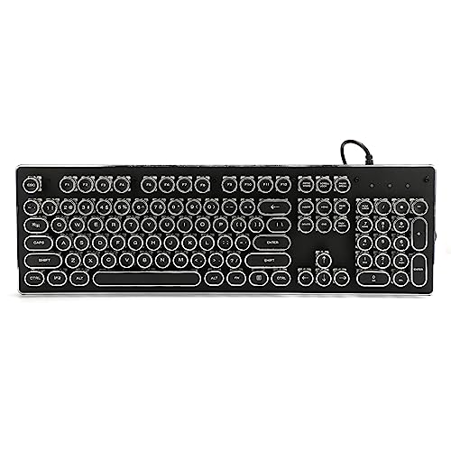 Gerrit ,有線キーボード ABS 材メカニカル キーボード友人ゲーム学習学生仕事ビジネス ホーム (ブラック) ゲーミング 1Qq8hdL7R70505