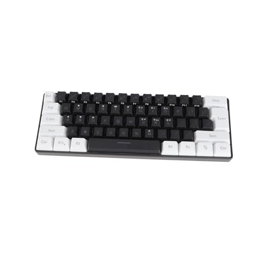 Generic G61 RGBゲーミングキーボード 61キー 黒 – ダイナミックLEDバックライト搭載 タイプC接続 人間工学設計 オフィス向け Windows対応 7GCNP