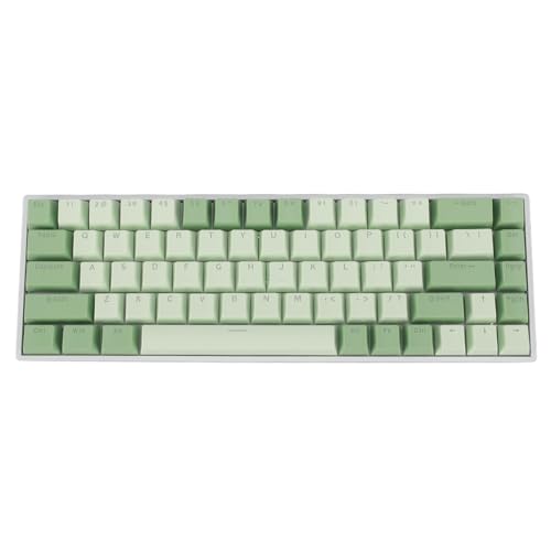 Yanmis メカニカルキーボード、USB C 有線ゲーミングキーボード、RGB バックライト付き 68 キーブルースイッチコンピュータキーボード、Wins 2000 ME XP、Vista 用 Yanmiveugk5ohnb