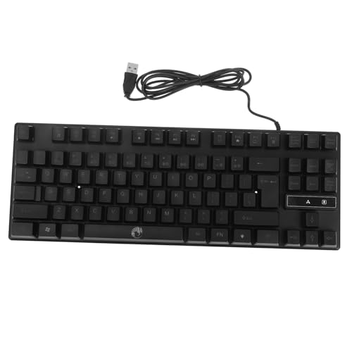 QUMIIRITY 87 キーボード ガミグ ゲーミングマウス有線 キャップ クラヴィーア 電子 機械式 導かれた コンピュータコントローラ Black