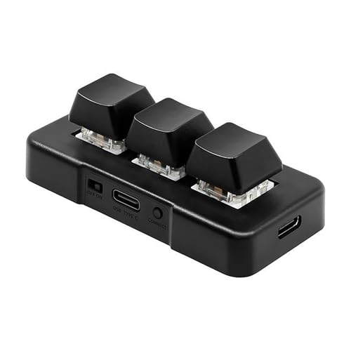 メカニカル キーボード、USB ミニ 3 キー キーボード RGB メカニカル ゲーミング キーボード、有線/ワイヤレス/BT 3 モード コネクタ、 プログラミング SDJP24091608BH3312