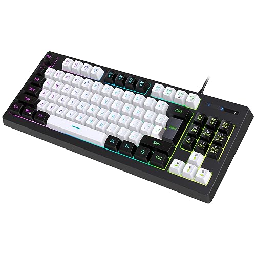 Haiurosh バックライトメカニカルキーボード 20 種類キーボード防塵防水コンピュータ PC 104 キーゲーミングキーボードバックライト付き JP383240629