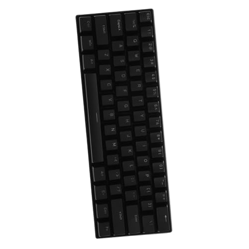 Zynphancer 61キー有線メカニカルキーボード 黒色 ポータブルエルゴノミクス設計 、RGBバックライト搭載 ゲーミング兼用 ブルースイッチ 6SVRL1SR