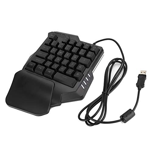 GeRRiT 片手キーパッド 35キー レーザー彫刻文字 キーボード ゲーミングミニキーパッド 業務 作業 ゲーム 学習 - - 1Qq8AGegI00505