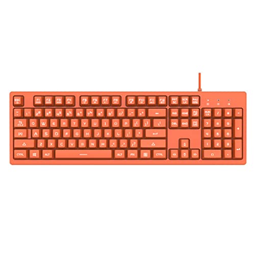 OPTMNBRITGYC キーボード、メカニカルキーボード、104キー USB メカニカルゲーミングキーボード、RGB バックライト付き照明付きキーボード、XP/Wi デスクトップ ノートパソコン用 CJP12-241119