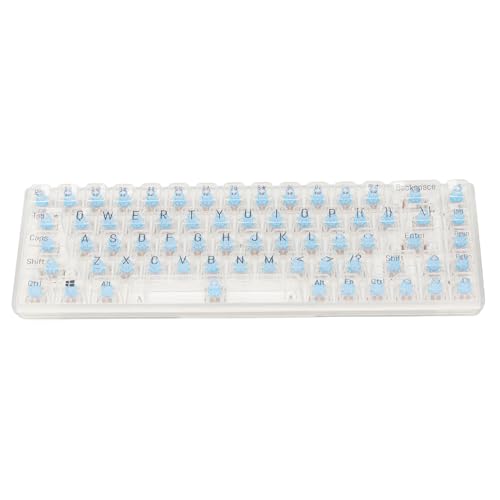 Matybobe メカニカルキーボード RGB 68 キーブルースイッチゲーミングキーボード PC、人間工学に基づいたデザインで快適なタイピング体験 Matybdmsw5pivfe