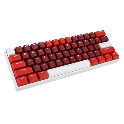 Jectse 61キーのメカニカルキーボード、コード付きRGB USBキーボード、60パーセントブルースイッチ、ホットスワップ可能な人間工学に基づいたメカニカルゲーミングキーボード