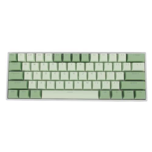GOWENIC メカニカル ゲーミング キーボード、レッドスイッチ、61 キー、USB 有線、RGB バックライト、ホットスワップ可能、コンパクト、パソコン、ノートパソコン用 GOWENig9ozwdsk4