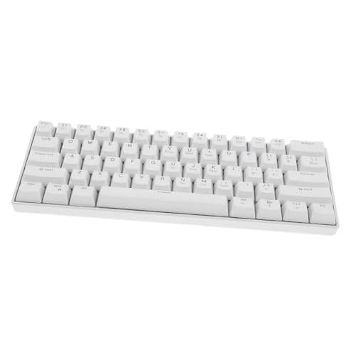 PHENOFICE キー 有線メカニカルキーボード バックライト搭載 ゲーミング用 ホワイト キーボード ラップトップ対応 H09AI23W12HXTB