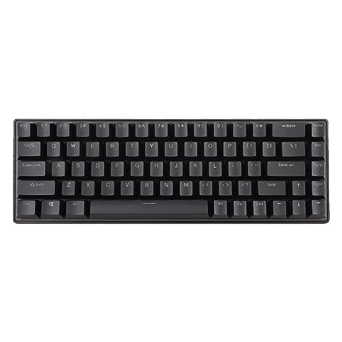 Generic コンピュータキーボード 68キー ブルースイッチ 静的RGBバックライト – Nキーロールオーバー対応 ゲーミング向け有線キーボード デスクトップPC互換 (ブラック) YDGI76245755-39