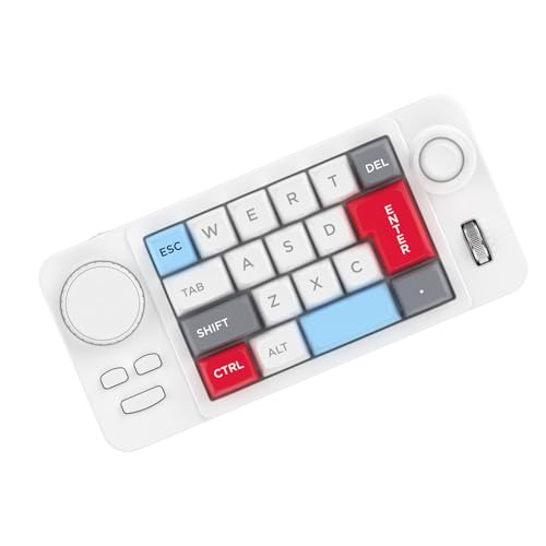 Bzoh 19 メカニカルゲーミングキーボードプログラマブルジョイスティックダブルスクロールホイールカラーバックライトホットスワップ可能スイッチプログラマブルキーボード