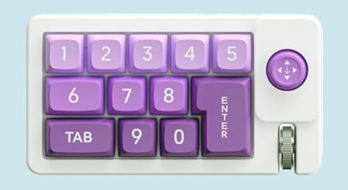 LumingLight ジョイスティック制御とマクロカスタマイズを備えたプロフェッショナルメカニカルゲーミングキーボードカスタマイズ可能なキーパッド12キー 熱抜插/ホットスワップ RGBバックライト (B)