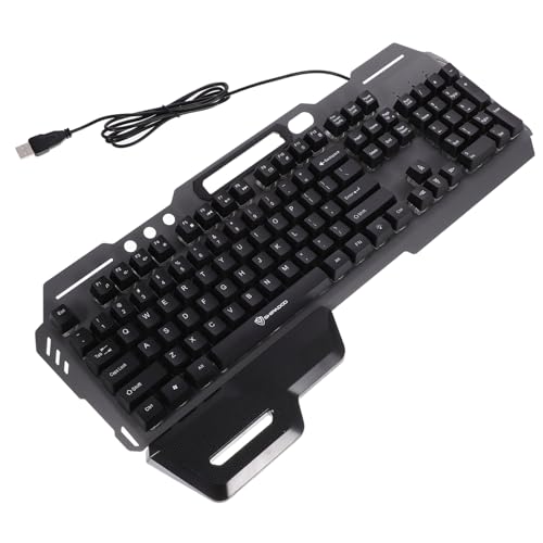 Generic USB有線ゲーミングキーボード フルサイズ 静音設計 防水排水機能 、ゲームとオフィス向け バックライト付き 0N75UD