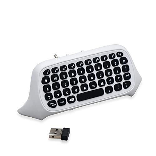 HUQIDAO ジョイスティックキーボード シリーズ ハンドルキーボード 2.4G ゲーミング チャットパッド キーパッド (白)