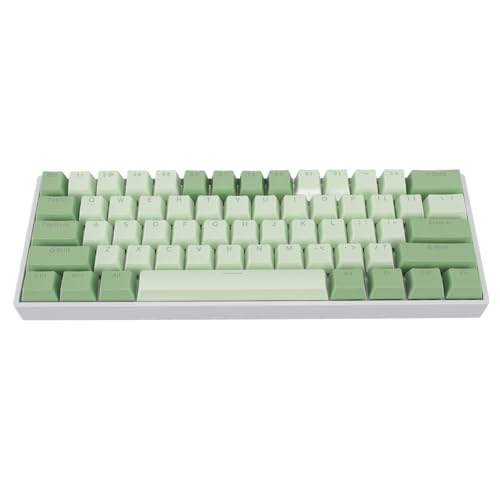 GErnie 60パーセントメカニカルキーボード、61キー有線ゲーミングキーボード RGBバックライト付きホットスワップ可能カスタムキーボード レッドスイッチ付き 2000 ME XP 7 8 10 HarmonyOS for PCと互換性あり gernieuxrwqg61pz