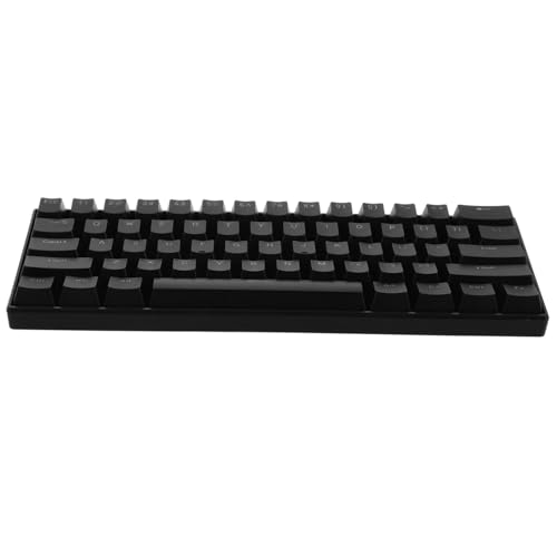 PHENOFICE 有線メカニカルキーボード61キー クリッキーブルースイッチ ポータブルゲーミングキーボード 人間工学設計 RGBバックライト搭載 ゲーマー向けブラックモデル MVEVTE20V41919FU3HJPP