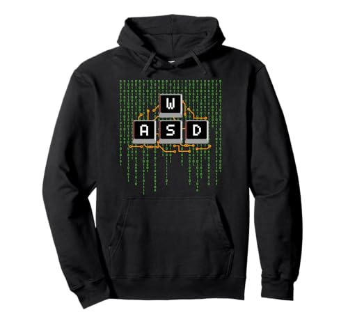 Online PC Gamer Novelty Co Computer Gamer Gift Men Women Kids WASD Keyboard PC Gaming パーカー CPMBA3QAJ2E