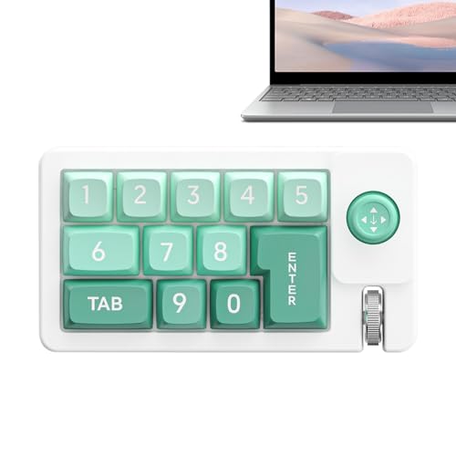 BEROZA プログラマブルRGBキーボード | RGBバックライト メカニカルキーボード ゲーミング | ジョイスティック付きワンハンド ワイヤード ナンパッド ホットスワップ式 映像編集・トレーディング用 オフィス向け xk6425