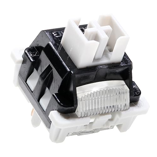 KPREPUBLIC LEOBOG Graywood V4 Switch リニアMXステムスイッチ ゲーミングメカニカルキーボード用 POM プレルーブ 2段階スプリングニューモジュール (GrayWood Switch V4 x70)