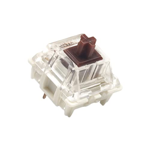 Ranked Gateron ks-9 G PROスイッチ メカニカルゲーミングキーボード用 プレートマウント 潤滑済み (Gateron PRO ブラウン 65個) ks-9 G PRO Switches