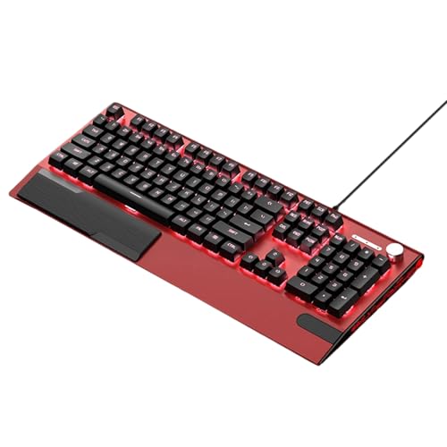 XAGMODSHN 104キーコードUSBメカニカルゲーミングキーボードRGBバックライトNスイッチ強化