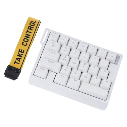 Whoasyst スイッチングゲーミングキーボード片手 LED ホットスワップ調整可能な作動キーパッド人間工学的機械式人間工学的ゲーミング