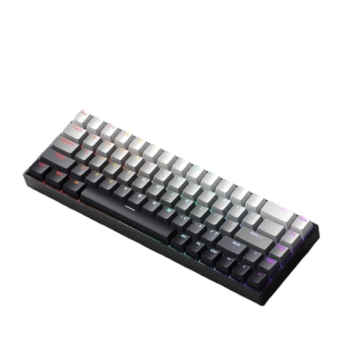 Pazeku RGB 照明、低遅延、フルキー サポートを備えたメカニカル ゲーミング キーボード。Windows/Android/iOS/Mac/Linux、Type-C、有線、赤、青、茶のスイッチをサポートします (茶色のスイッチ,ブラックポーラーブラック)