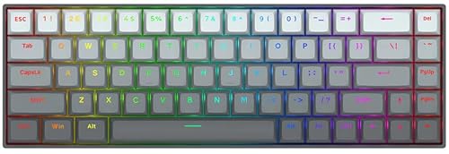 DHKING Redragon M68 ラピッドトリガー 磁気スイッチ ゲーミングキーボード メカニカルキーボード TKL 68キー 60% 英語配列 RGBバックライト Nキーロールオーバー エルゴノミクス プログラム可能 有線 8000Hz